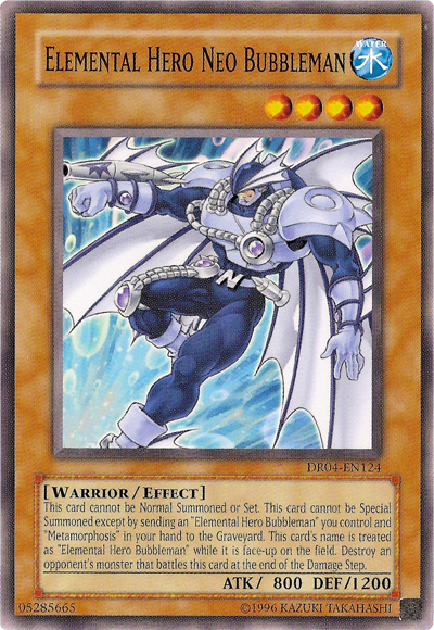 Elemental Hero Neo Bubbleman [DR04-EN124] Common | L.A. Mood Comics and Games