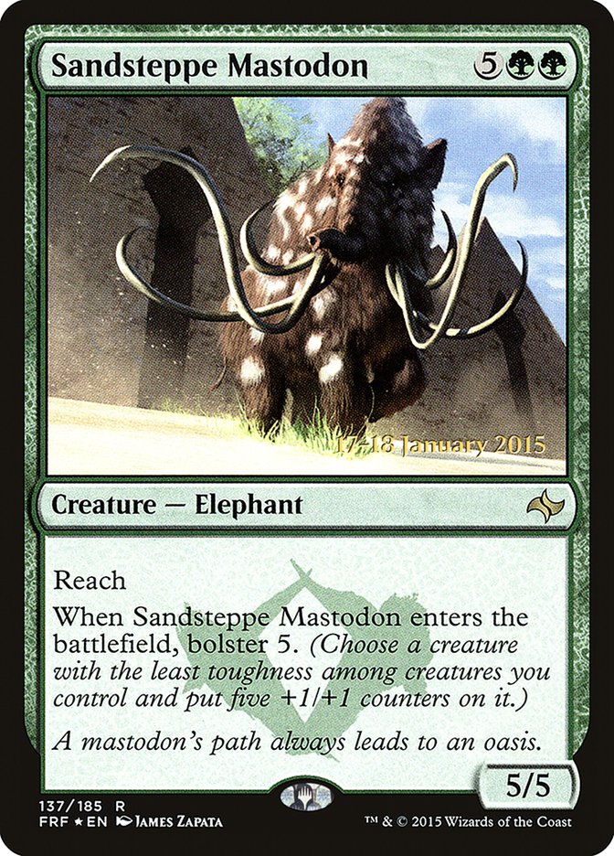 Sandsteppe Mastodon [Fate Reforged Prerelease Promos] | L.A. Mood Comics and Games