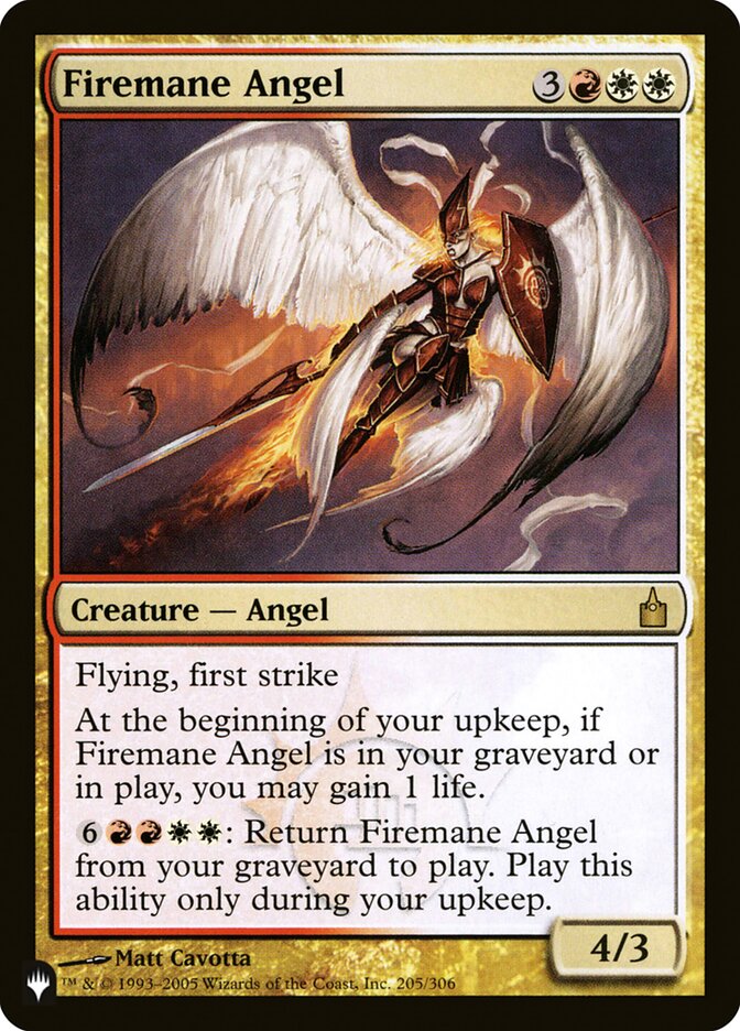 Firemane Angel [The List] | L.A. Mood Comics and Games