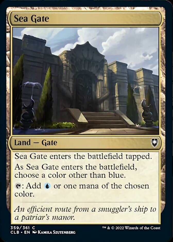 Sea Gate [Commander Legends: Battle for Baldur's Gate] | L.A. Mood Comics and Games