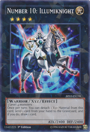 Number 10: Illumiknight [BP03-EN118] Shatterfoil Rare | L.A. Mood Comics and Games