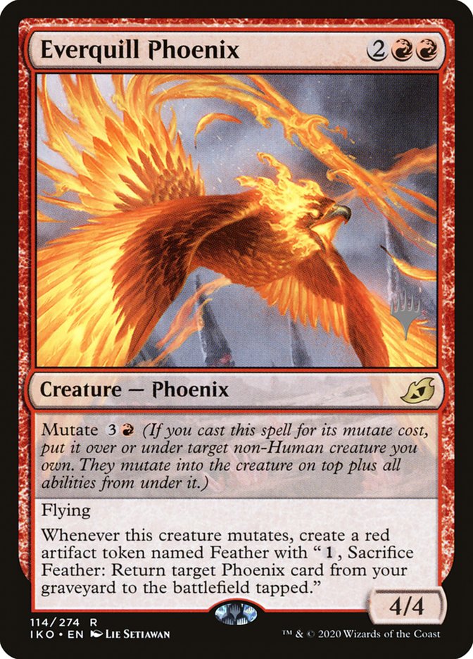 Everquill Phoenix (Promo Pack) [Ikoria: Lair of Behemoths Promos] | L.A. Mood Comics and Games