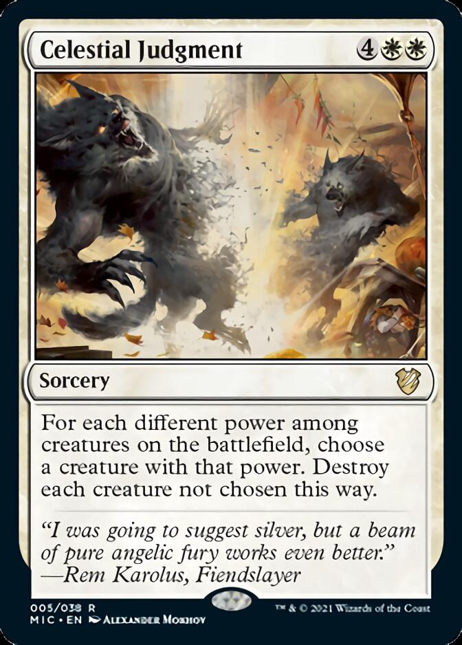 Celestial Judgment [Innistrad: Midnight Hunt Commander] | L.A. Mood Comics and Games