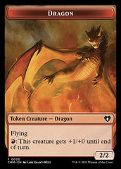 Bird // Dragon (0020) Double-Sided Token [Commander Masters Tokens] | L.A. Mood Comics and Games
