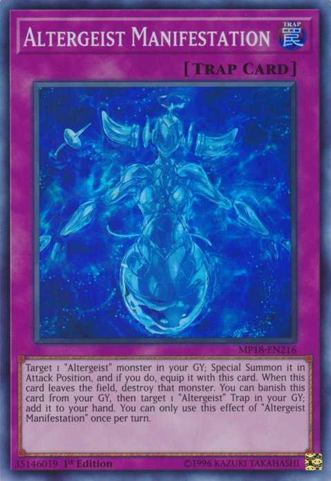 Altergeist Manifestation [MP18-EN216] Super Rare | L.A. Mood Comics and Games