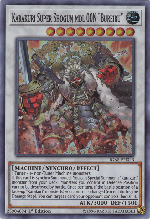 Karakuri Super Shogun mdl 00N "Bureibu" [IGAS-EN043] Super Rare | L.A. Mood Comics and Games