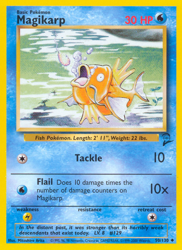 Magikarp (50/130) [Base Set 2] | L.A. Mood Comics and Games