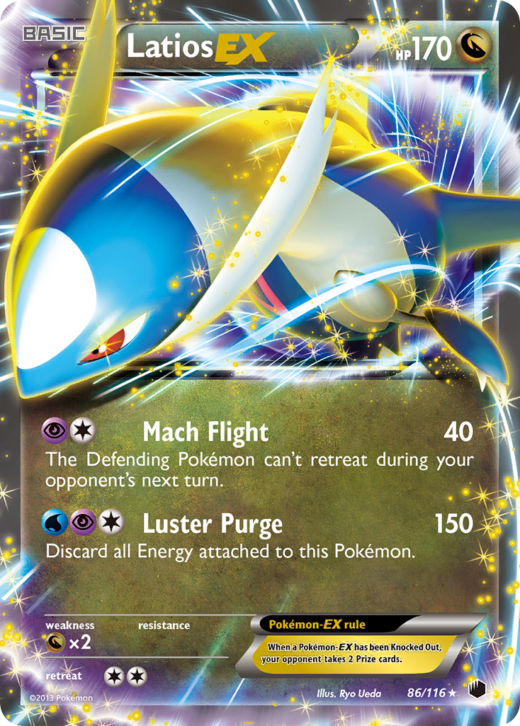 Latios EX (86/116) [Black & White: Plasma Freeze] | L.A. Mood Comics and Games