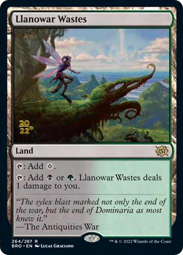 Llanowar Wastes [The Brothers' War Prerelease Promos] | L.A. Mood Comics and Games