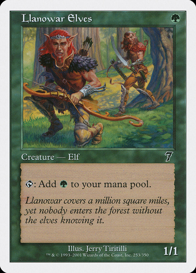 Llanowar Elves [Seventh Edition] | L.A. Mood Comics and Games