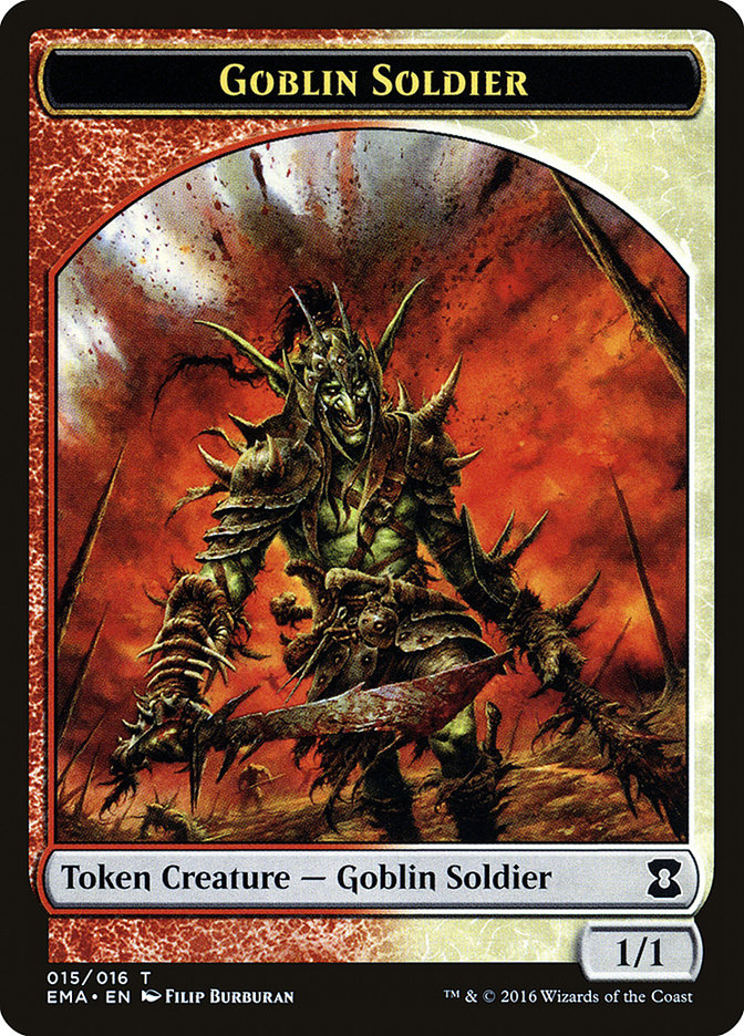 Goblin Soldier Token [Eternal Masters Tokens] | L.A. Mood Comics and Games