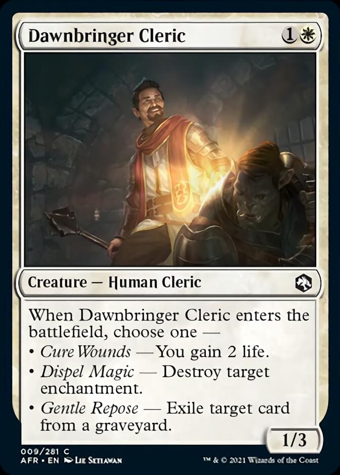 Dawnbringer Cleric [Dungeons & Dragons: Adventures in the Forgotten Realms] | L.A. Mood Comics and Games