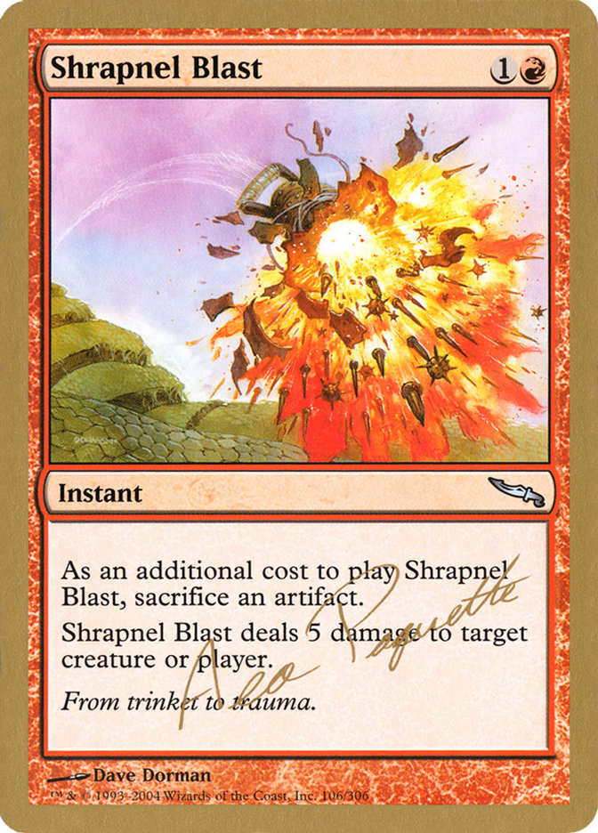 Shrapnel Blast (Aeo Paquette) [World Championship Decks 2004] | L.A. Mood Comics and Games