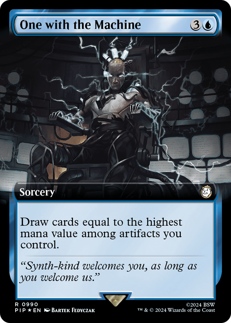 One with the Machine (Extended Art) (Surge Foil) [Fallout] | L.A. Mood Comics and Games