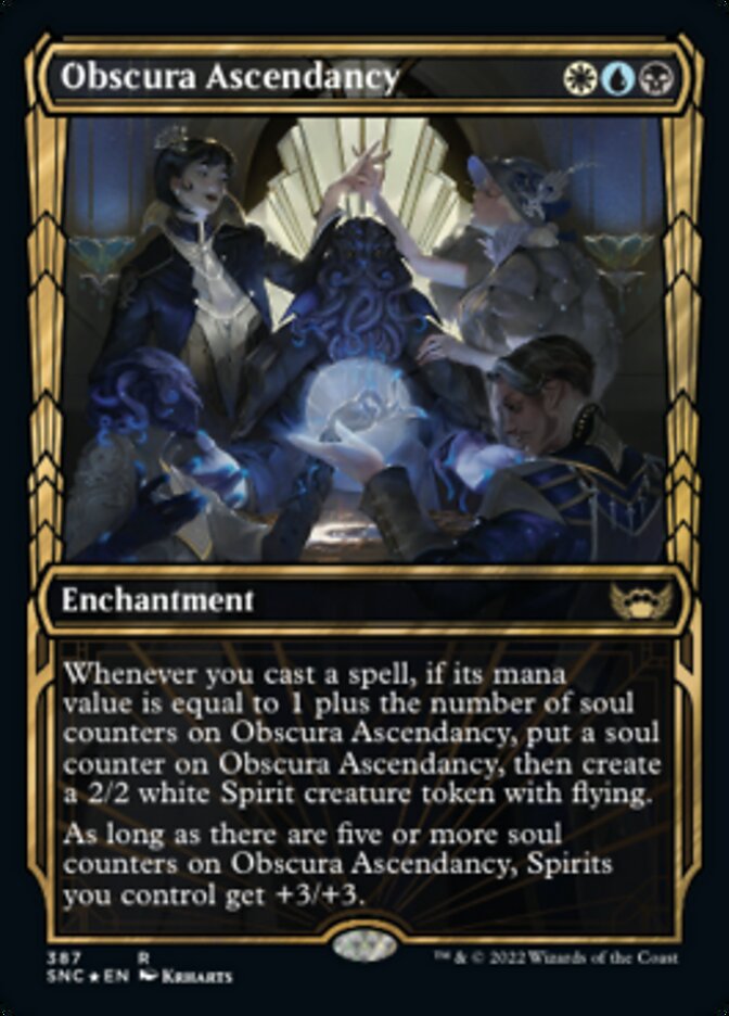 Obscura Ascendancy (Showcase Golden Age Gilded Foil) [Streets of New Capenna] | L.A. Mood Comics and Games