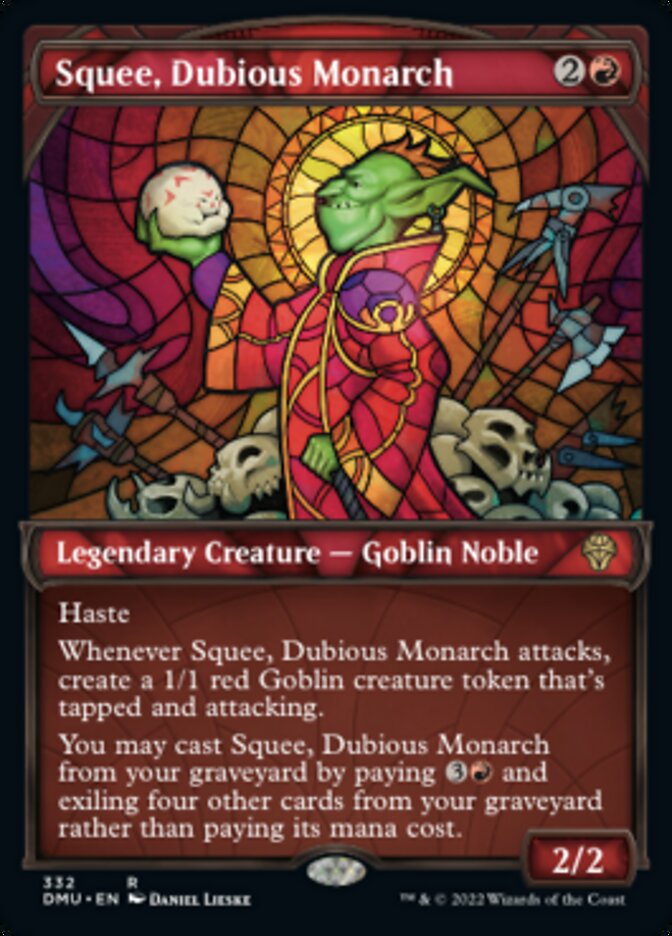 Squee, Dubious Monarch (Showcase Textured) [Dominaria United] | L.A. Mood Comics and Games