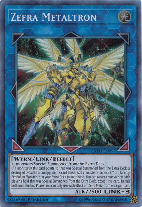 Zefra Metaltron [EXFO-EN097] Super Rare | L.A. Mood Comics and Games