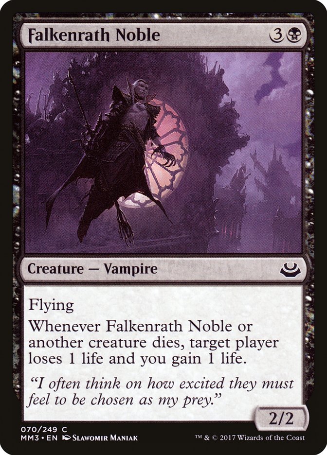 Falkenrath Noble [Modern Masters 2017] | L.A. Mood Comics and Games