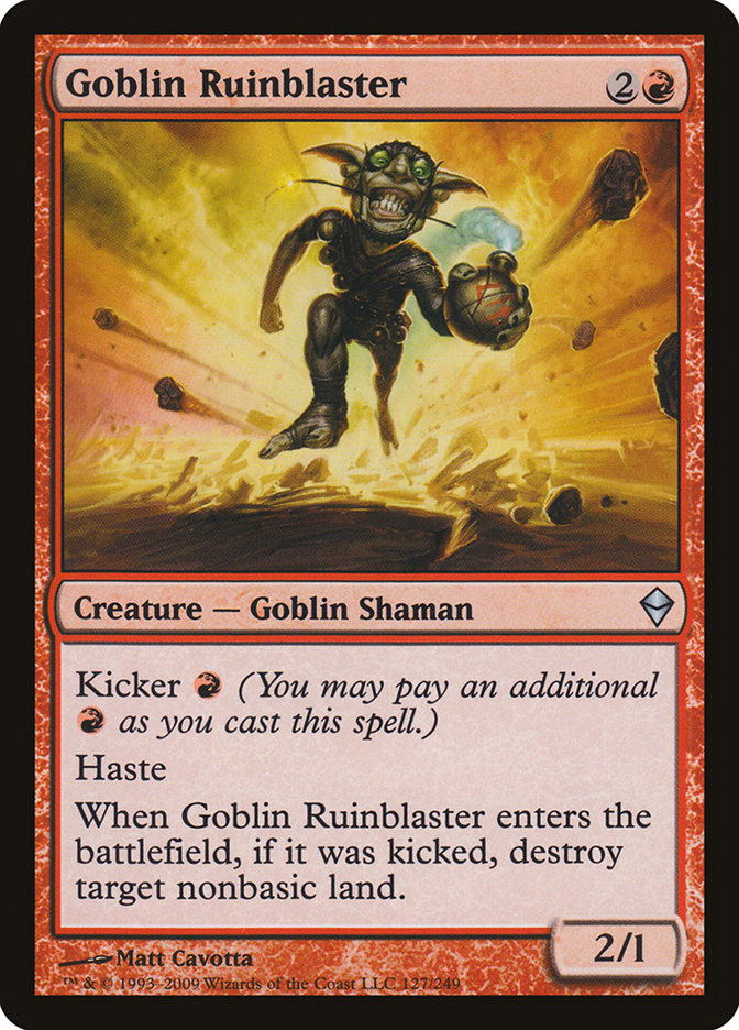 Goblin Ruinblaster [Zendikar] | L.A. Mood Comics and Games