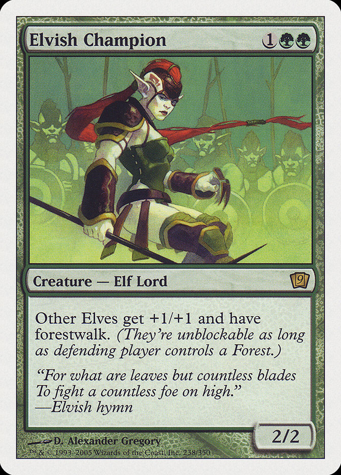 Elvish Champion [Ninth Edition] | L.A. Mood Comics and Games