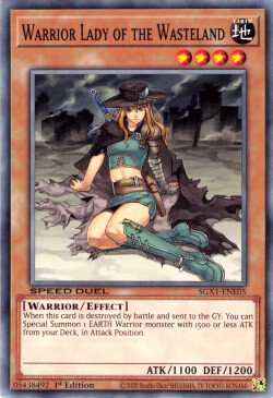 Warrior Lady of the Wasteland [SGX1-ENE05] Common | L.A. Mood Comics and Games