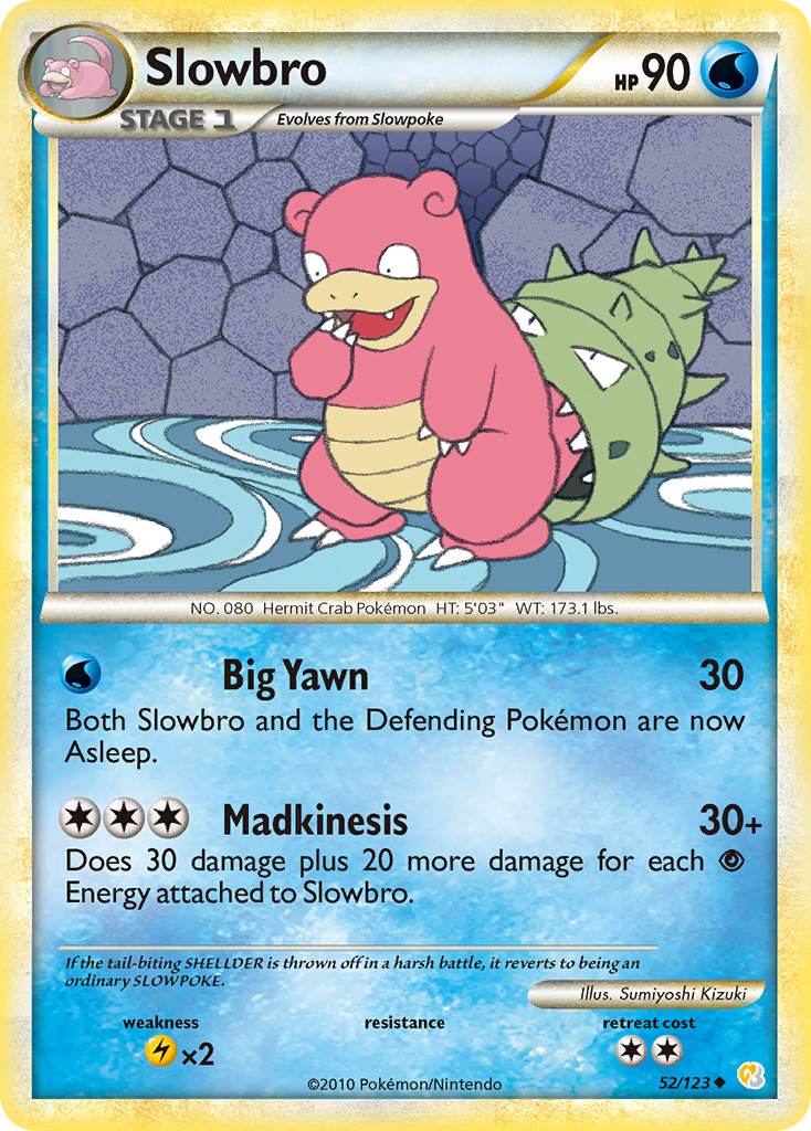 Slowbro (52/123) [HeartGold & SoulSilver: Base Set] | L.A. Mood Comics and Games