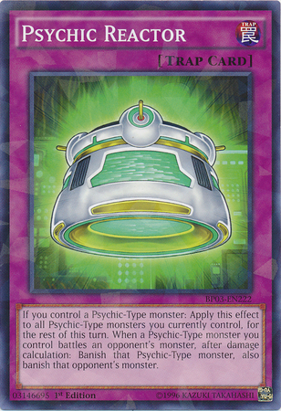 Psychic Reactor [BP03-EN222] Shatterfoil Rare | L.A. Mood Comics and Games