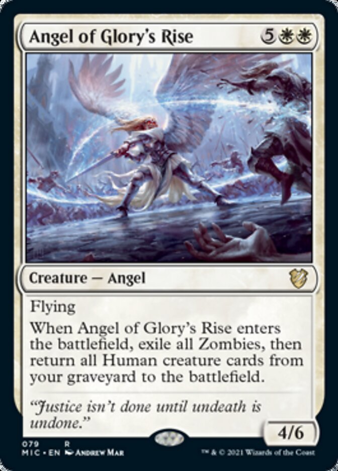 Angel of Glory's Rise [Innistrad: Midnight Hunt Commander] | L.A. Mood Comics and Games