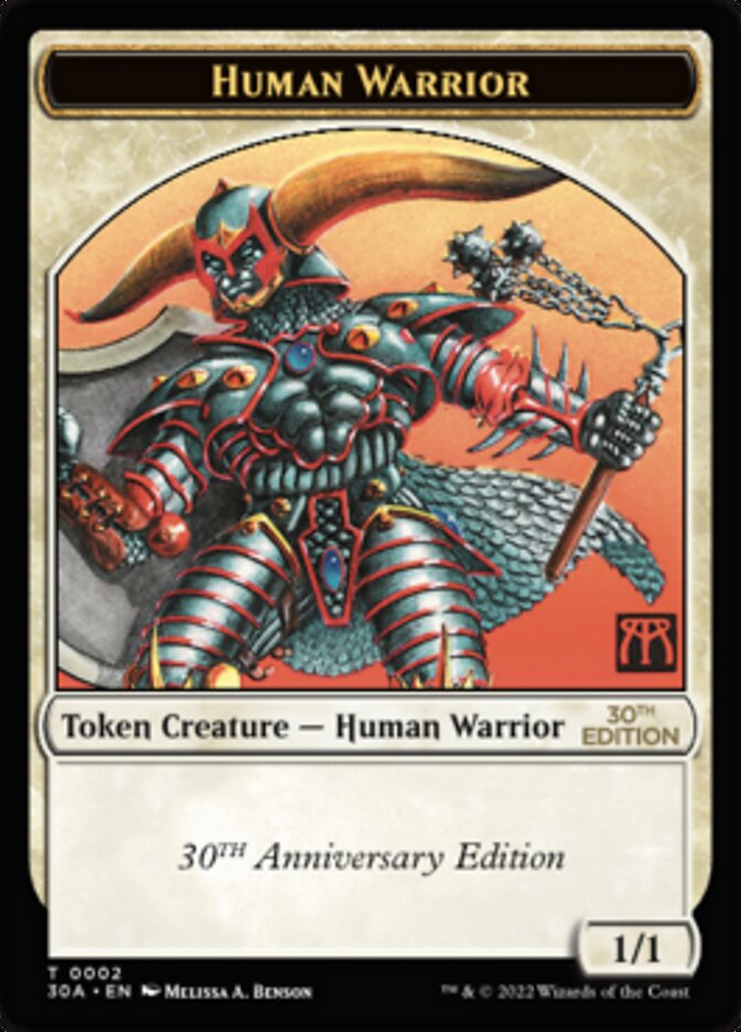 Human Warrior Token [30th Anniversary Tokens] | L.A. Mood Comics and Games