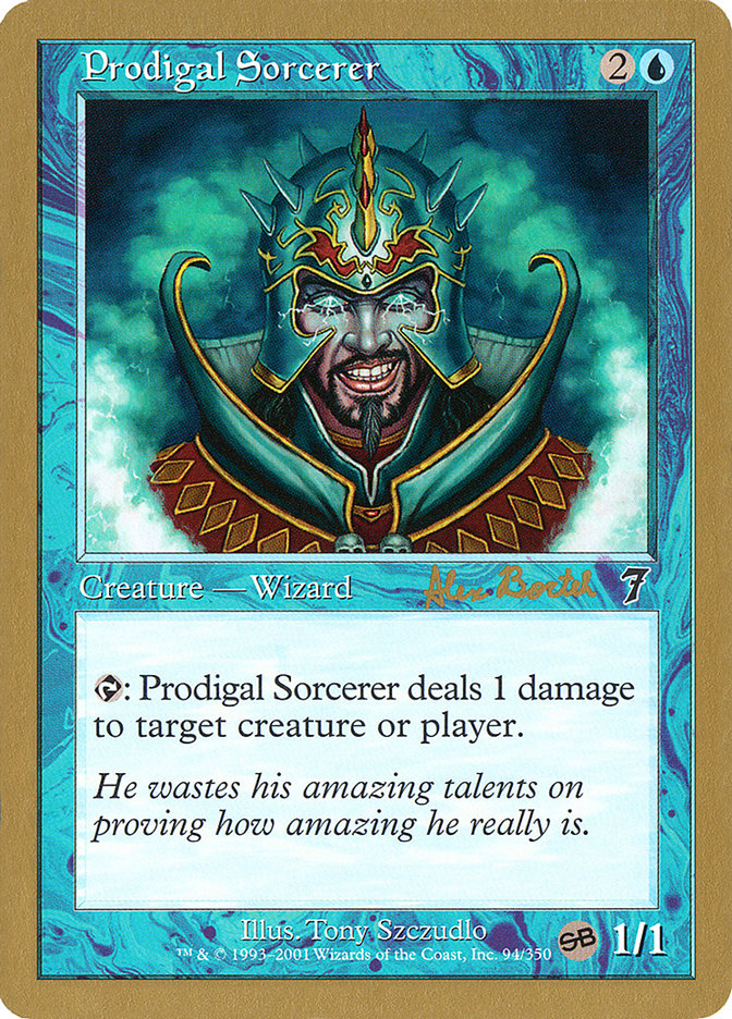 Prodigal Sorcerer (Alex Borteh) (SB) [World Championship Decks 2001] | L.A. Mood Comics and Games