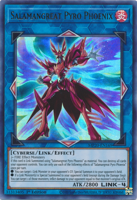 Salamangreat Pyro Phoenix [MP20-EN169] Ultra Rare | L.A. Mood Comics and Games