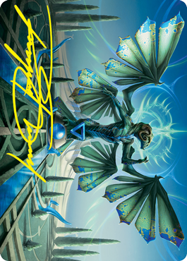 Tanazir Quandrix Art Card (Gold-Stamped Signature) [Strixhaven: School of Mages Art Series] | L.A. Mood Comics and Games