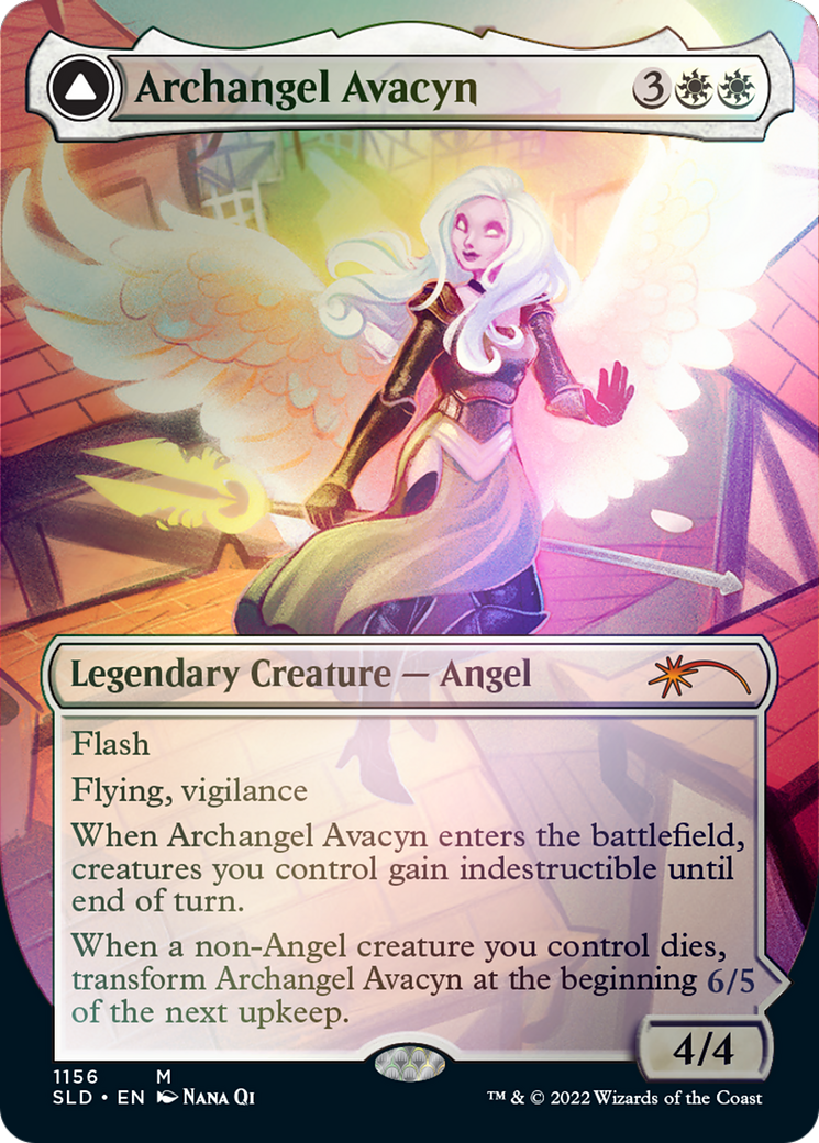 Archangel Avacyn // Avacyn, the Purifier (Borderless) [Secret Lair: From Cute to Brute] | L.A. Mood Comics and Games