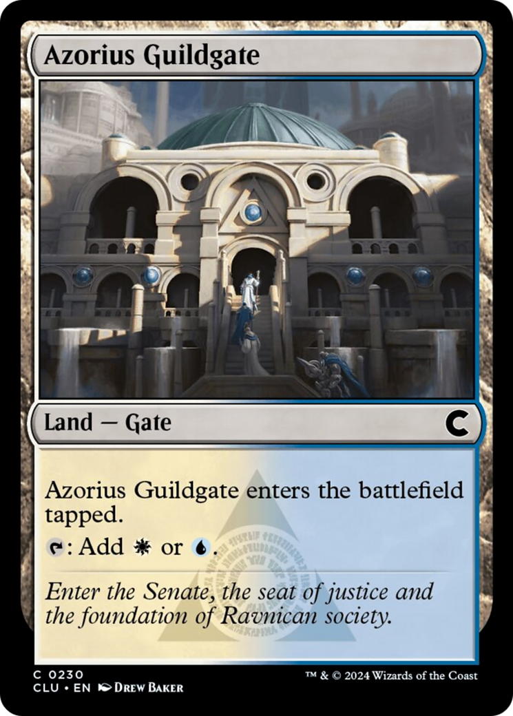 Azorius Guildgate [Ravnica: Clue Edition] | L.A. Mood Comics and Games