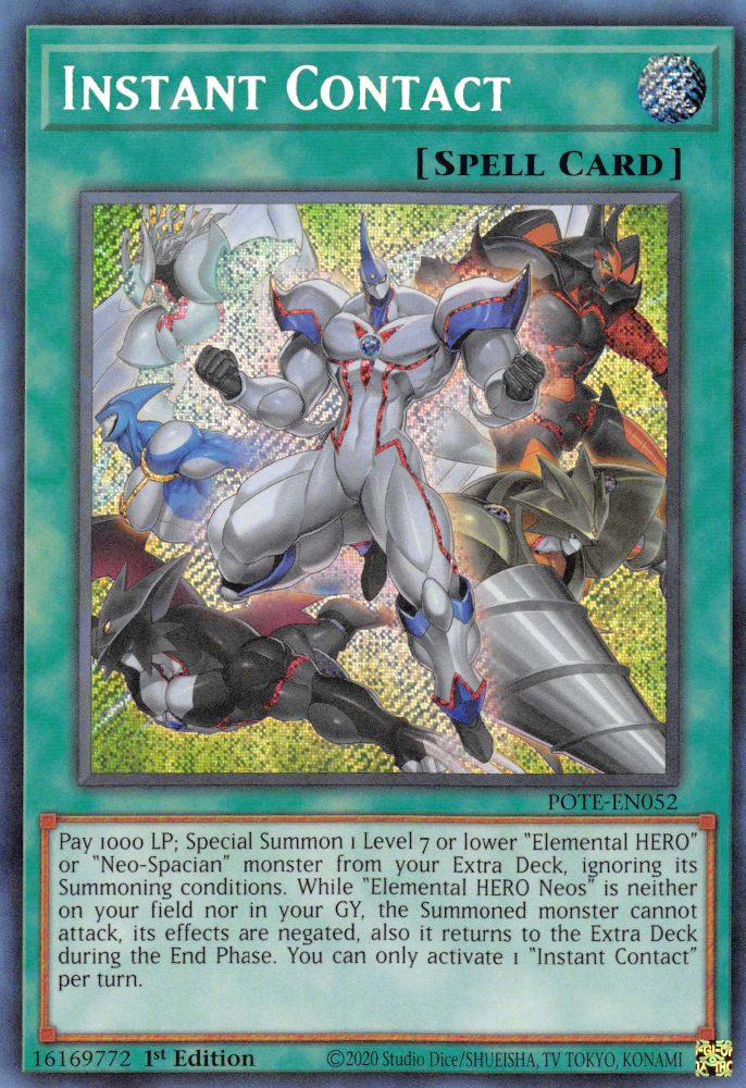 Instant Contact [POTE-EN052] Secret Rare | L.A. Mood Comics and Games