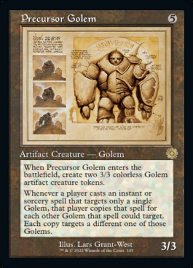 Precursor Golem (Retro Schematic) [The Brothers' War Retro Artifacts] | L.A. Mood Comics and Games