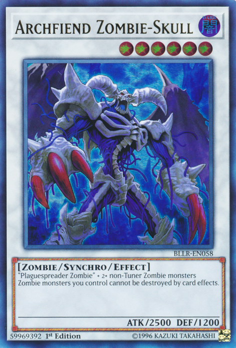 Archfiend Zombie-Skull [BLLR-EN058] Ultra Rare | L.A. Mood Comics and Games