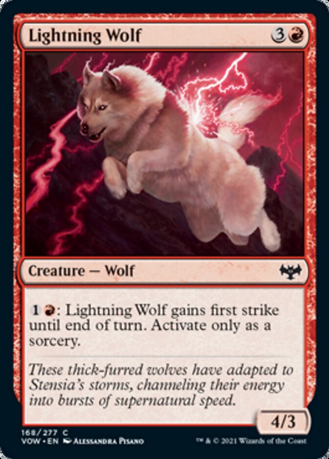 Lightning Wolf [Innistrad: Crimson Vow] | L.A. Mood Comics and Games