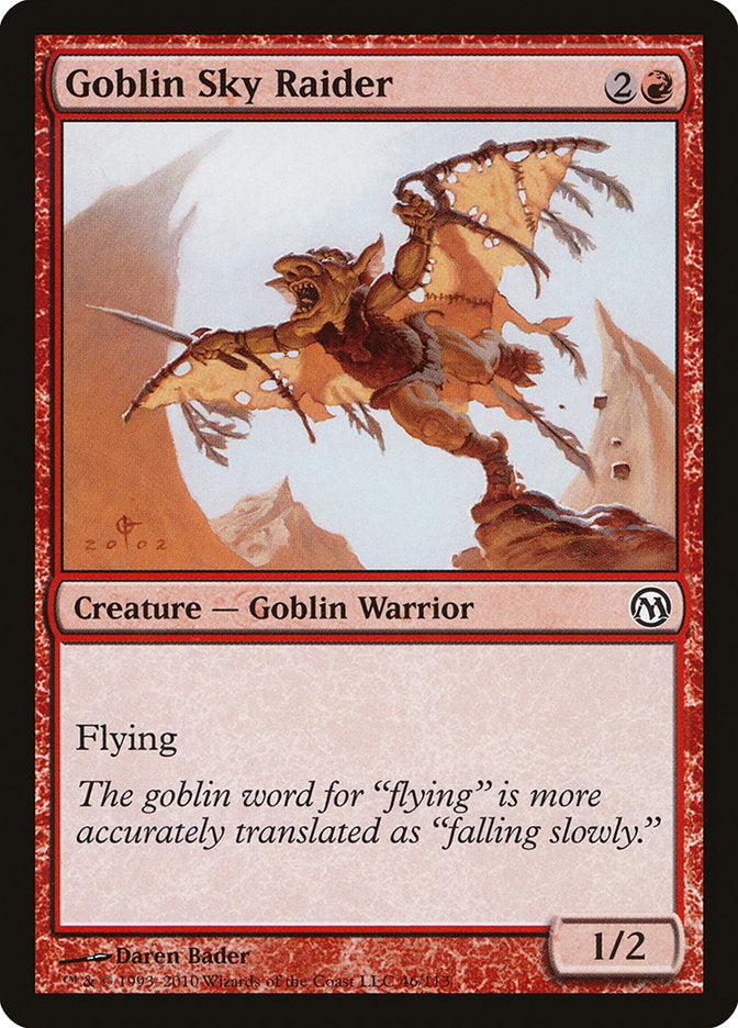 Goblin Sky Raider [Duels of the Planeswalkers] | L.A. Mood Comics and Games