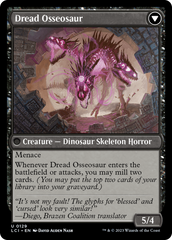 Visage of Dread // Dread Osseosaur [The Lost Caverns of Ixalan] | L.A. Mood Comics and Games