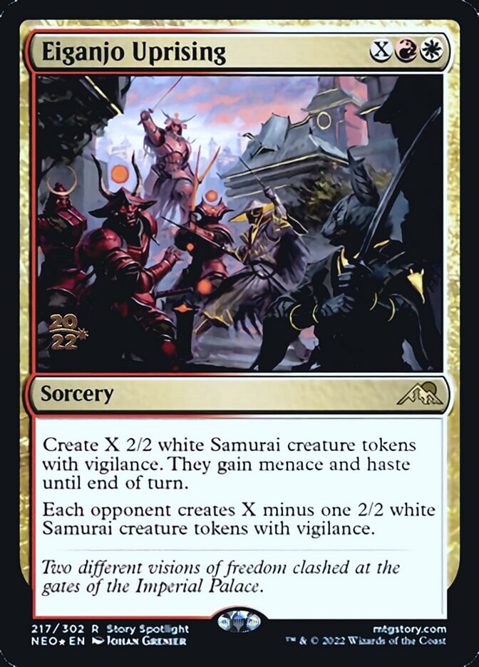 Eiganjo Uprising [Kamigawa: Neon Dynasty Prerelease Promos] | L.A. Mood Comics and Games