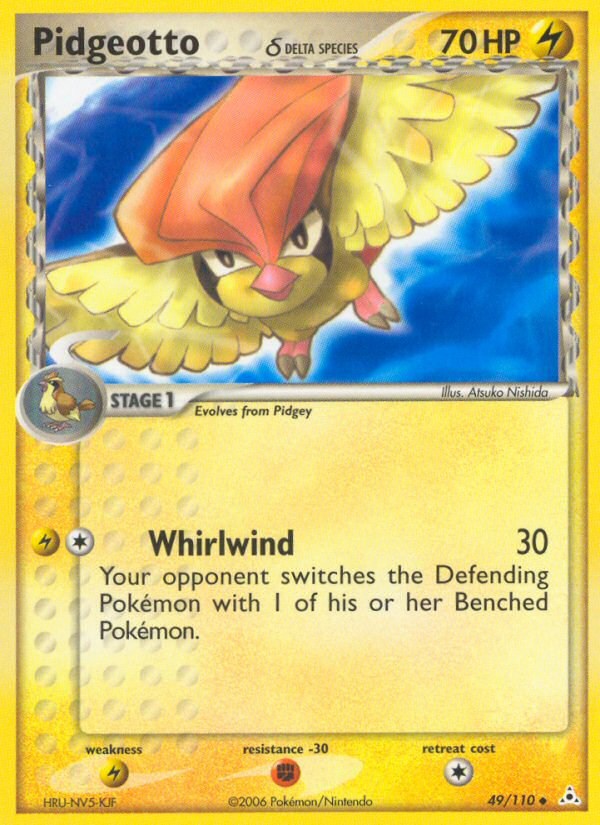 Pidgeotto (49/110) (Delta Species) [EX: Holon Phantoms] | L.A. Mood Comics and Games