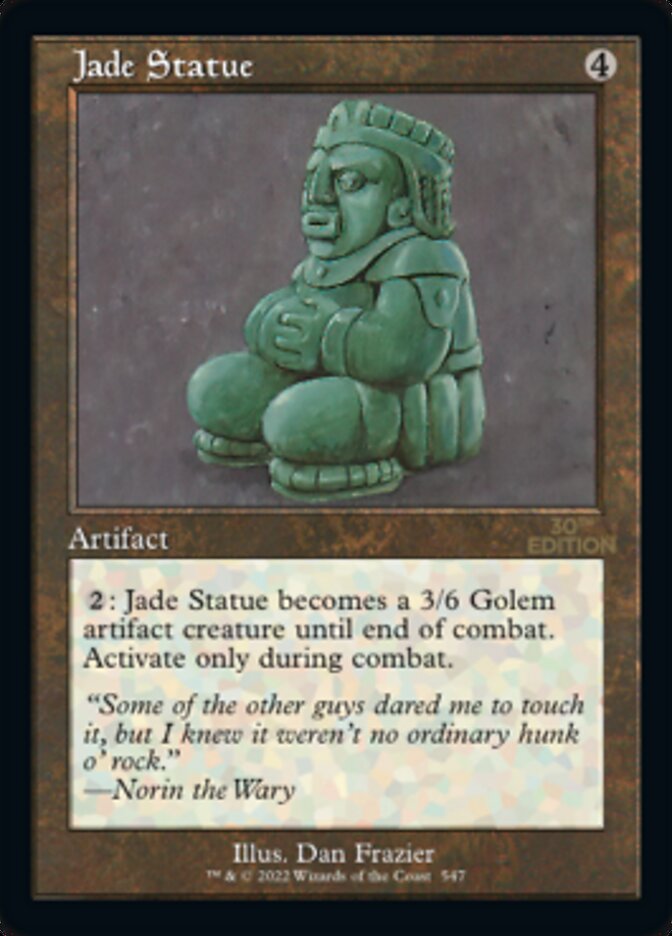 Jade Statue (Retro) [30th Anniversary Edition] | L.A. Mood Comics and Games