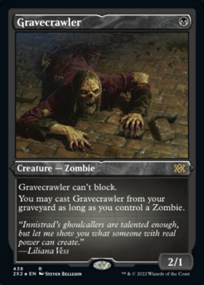 Gravecrawler (Foil Etched) [Double Masters 2022] | L.A. Mood Comics and Games