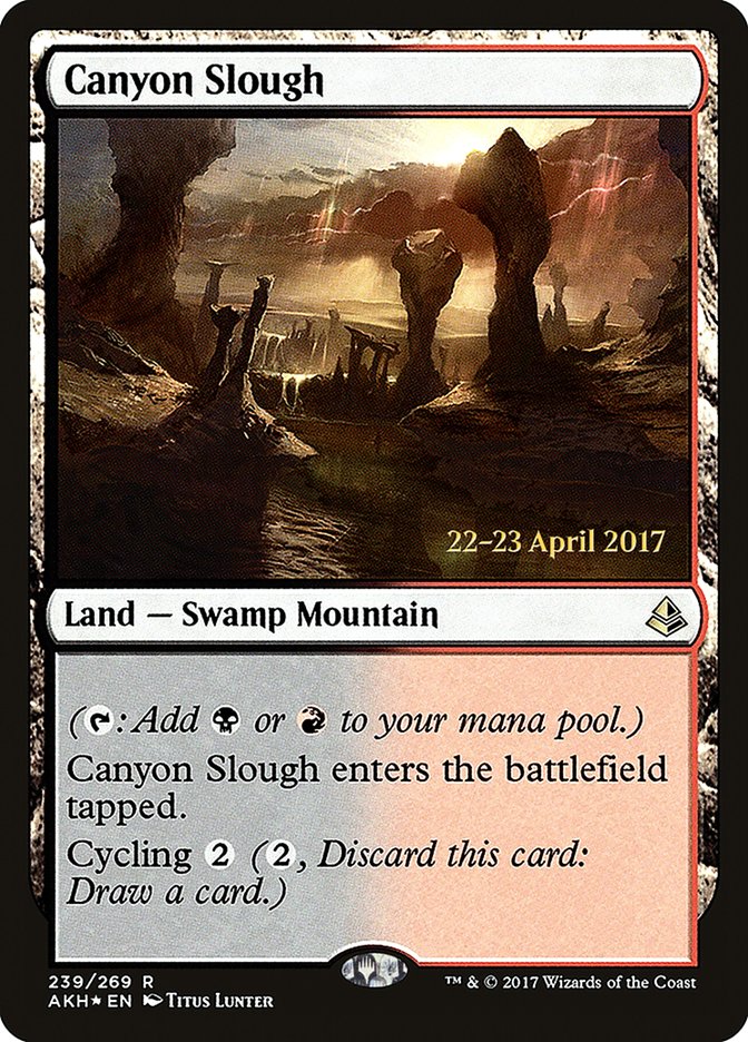 Canyon Slough [Amonkhet Prerelease Promos] | L.A. Mood Comics and Games