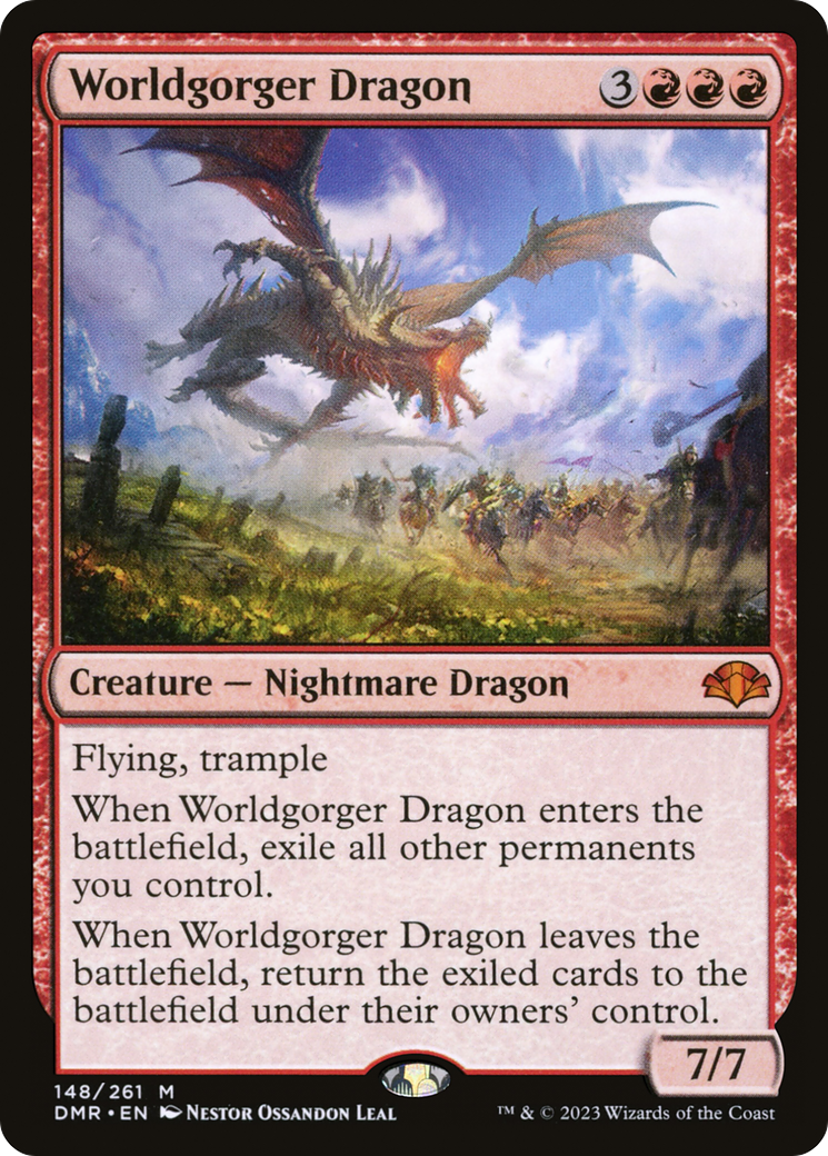 Worldgorger Dragon [Dominaria Remastered] | L.A. Mood Comics and Games