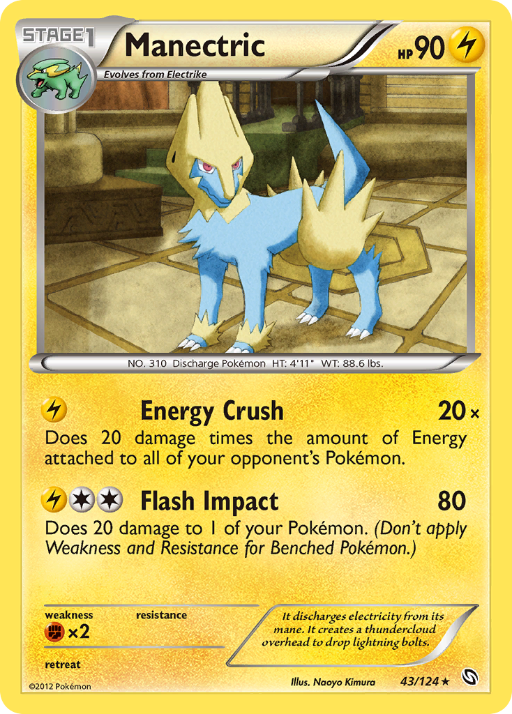 Manectric (43/124) [Black & White: Dragons Exalted] | L.A. Mood Comics and Games