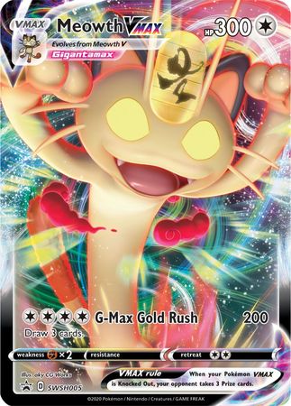 Meowth VMAX (SWSH005) [Sword & Shield: Black Star Promos] | L.A. Mood Comics and Games