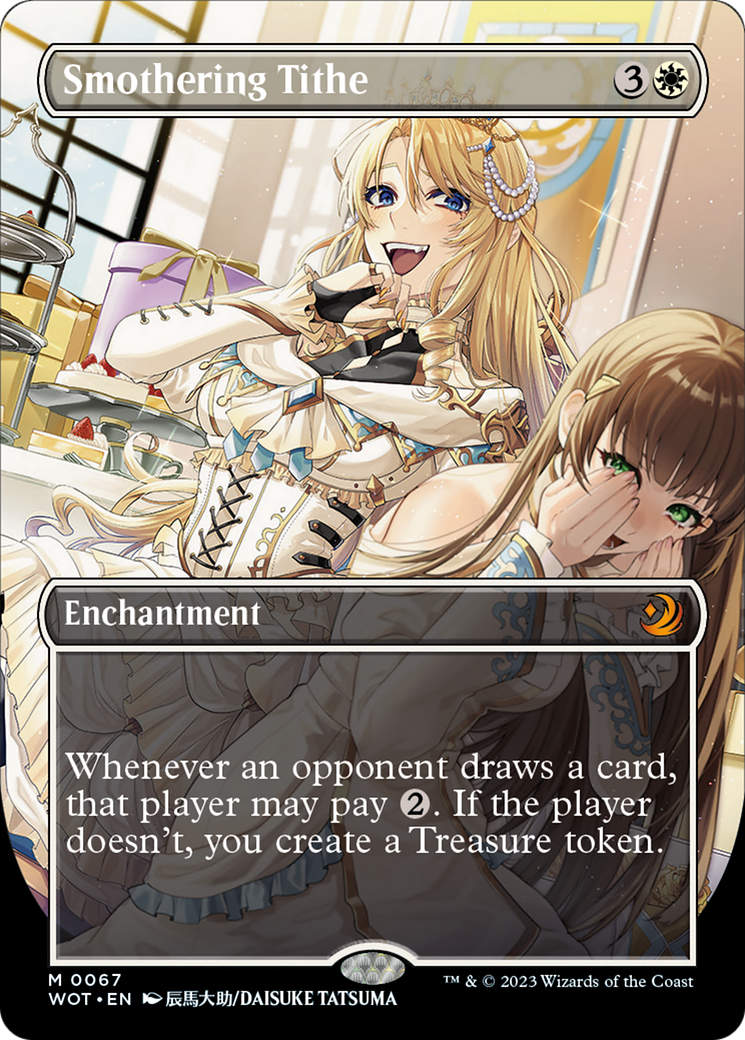 Smothering Tithe (Anime Borderless) [Wilds of Eldraine: Enchanting Tales] | L.A. Mood Comics and Games