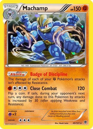 Machamp (49/101) (Cosmos Holo) [Black & White: Plasma Blast] | L.A. Mood Comics and Games